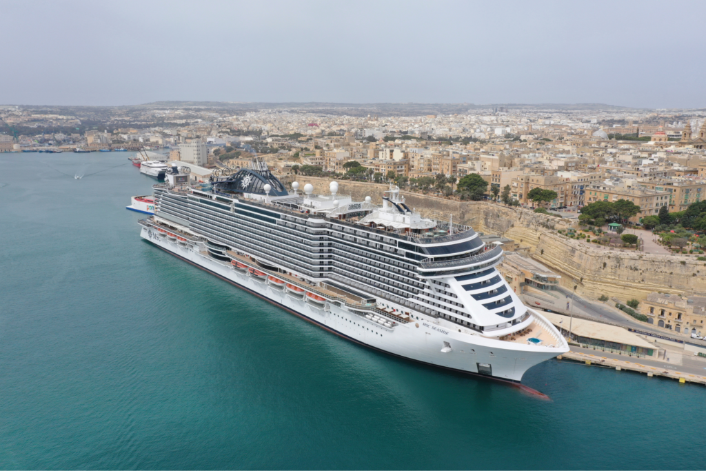 O MSC Seaside.