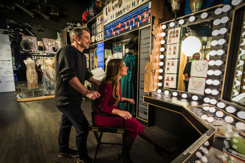 Camarim do Museu da Broadway oferece uma experiência imersiva 