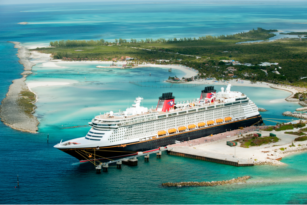 A Disney Castaway Cay fica nas Bahamas.