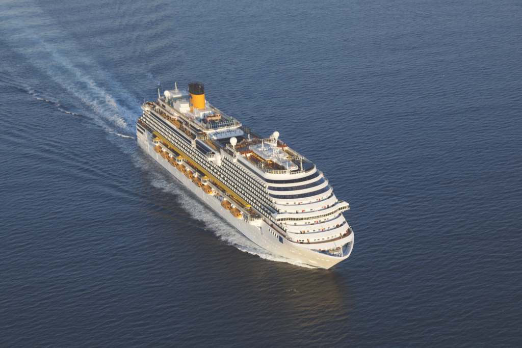 O Costa Diadema é mais um dos navios da Costa Cruzeiros a navegar por águas brasileiras.