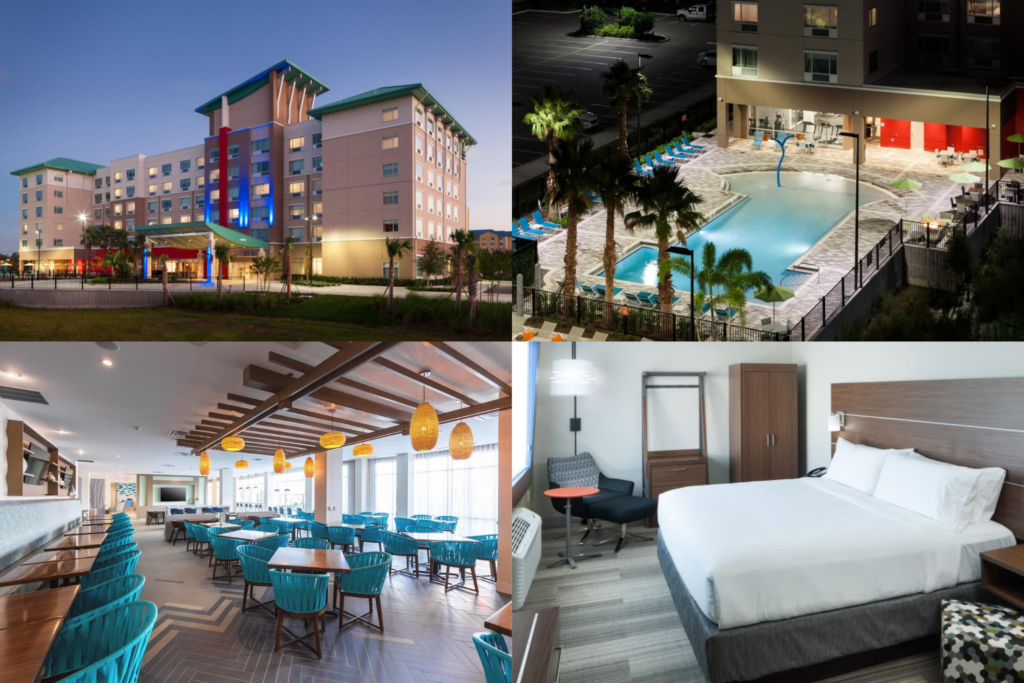 O Holiday Inn Express & Suites Orlando at SeaWorld está perto de várias atrações da cidade.