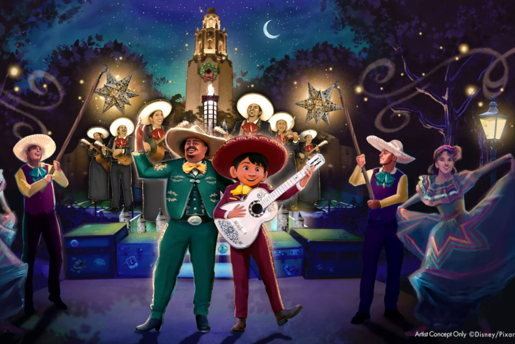 O Musical Christmas with Mariachi Alegría de Disneyland & Miguel promete emocionar neste Natal.