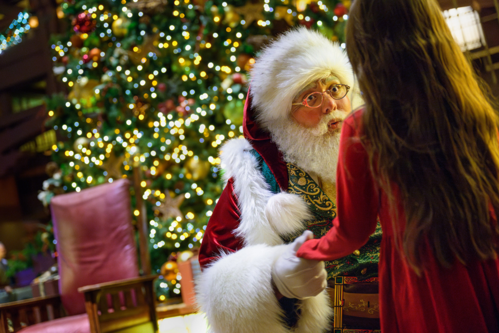 Natal nenhum ficaria completo sem o Papai Noel, né? Conheça o bom velhinho na Disney California.