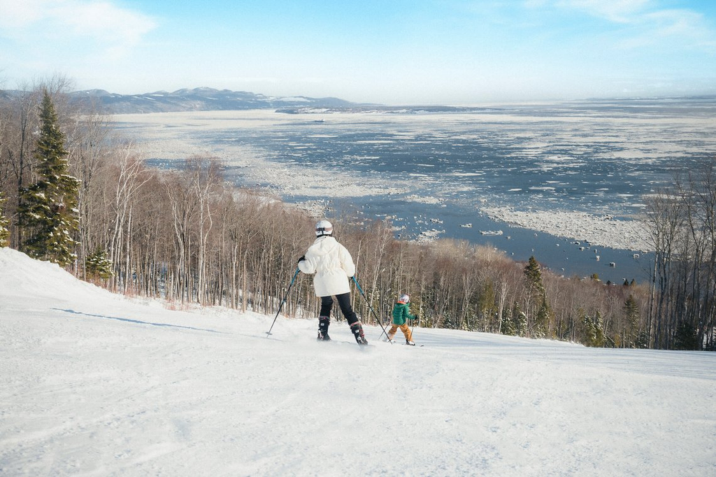 O rio St. Lawrence é uma das atrações na gelada região de Charlevoix.