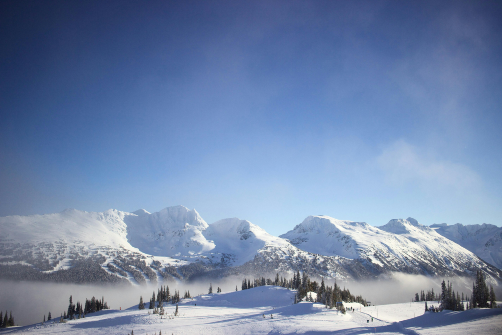 Whistler Blackcmb, no Canadá.