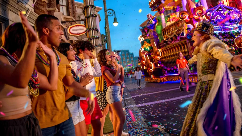Saiba tudo sobre o Mardi Gras, que acontece no Universal Studios Florida, e garanta seus ingressos com a VMZ Viagens.