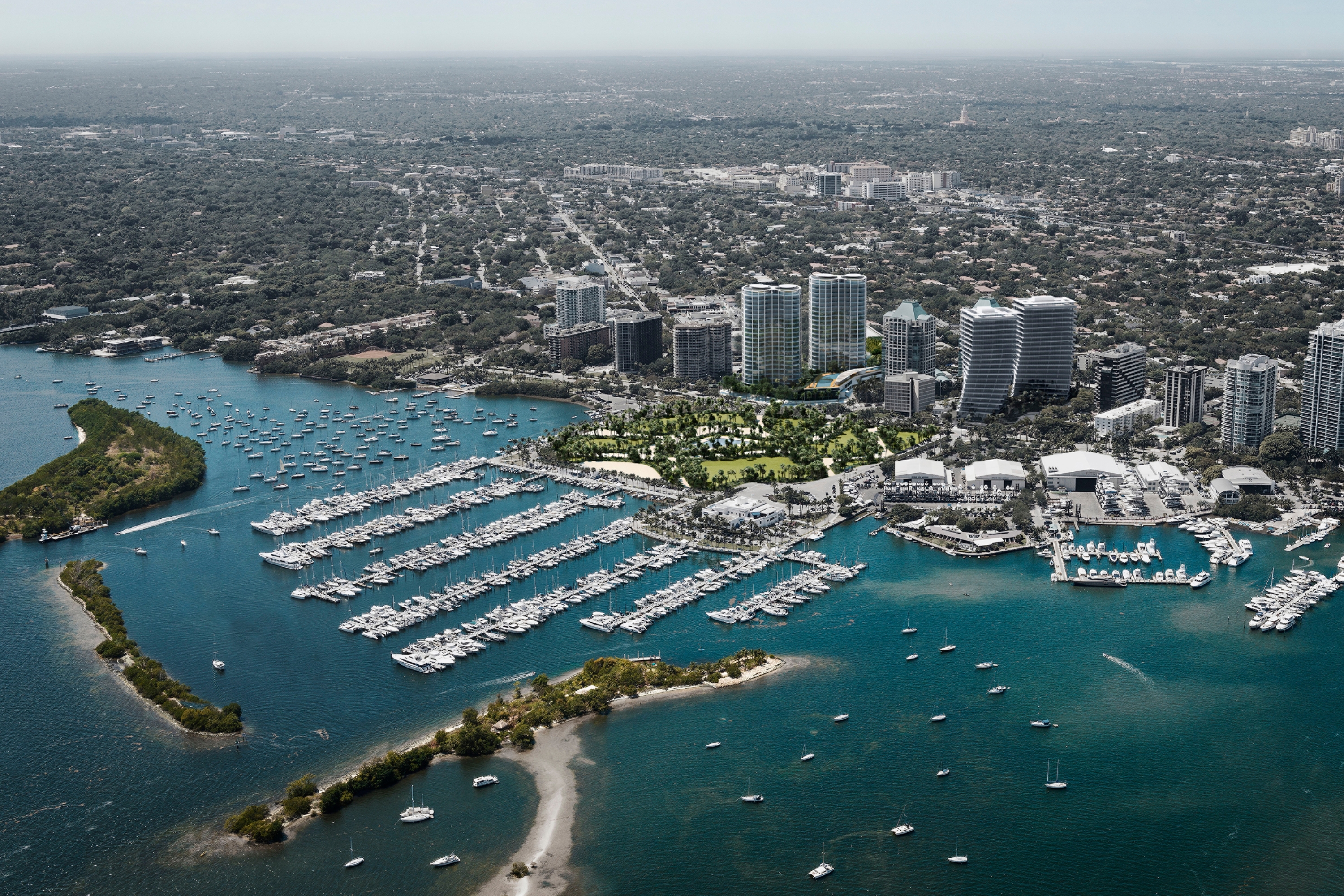 Coconut Grove é uma região ideal para famílias se hospedarem.