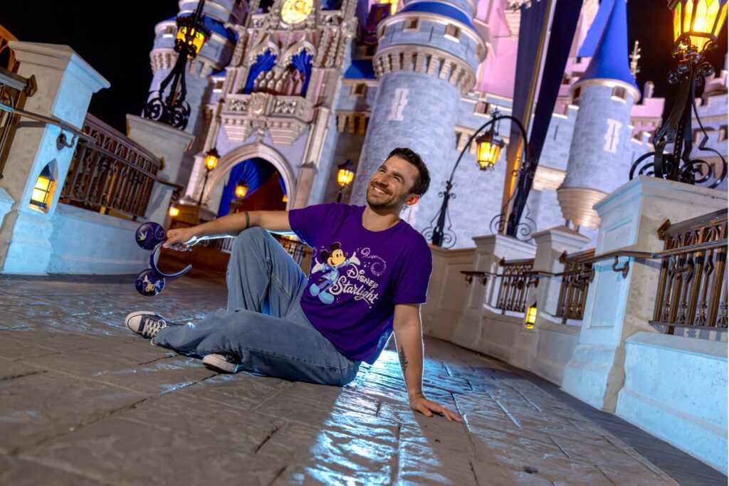 Camisetas temáticas da Disney Starlight.