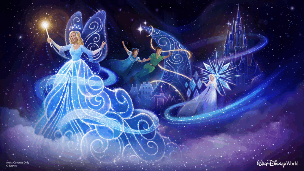 Conheça a Disney Starlight, novo desfile noturno do Magic Kingdom.