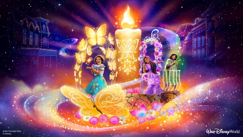A família Madrigal estará no novo desfile noturno da Disney.