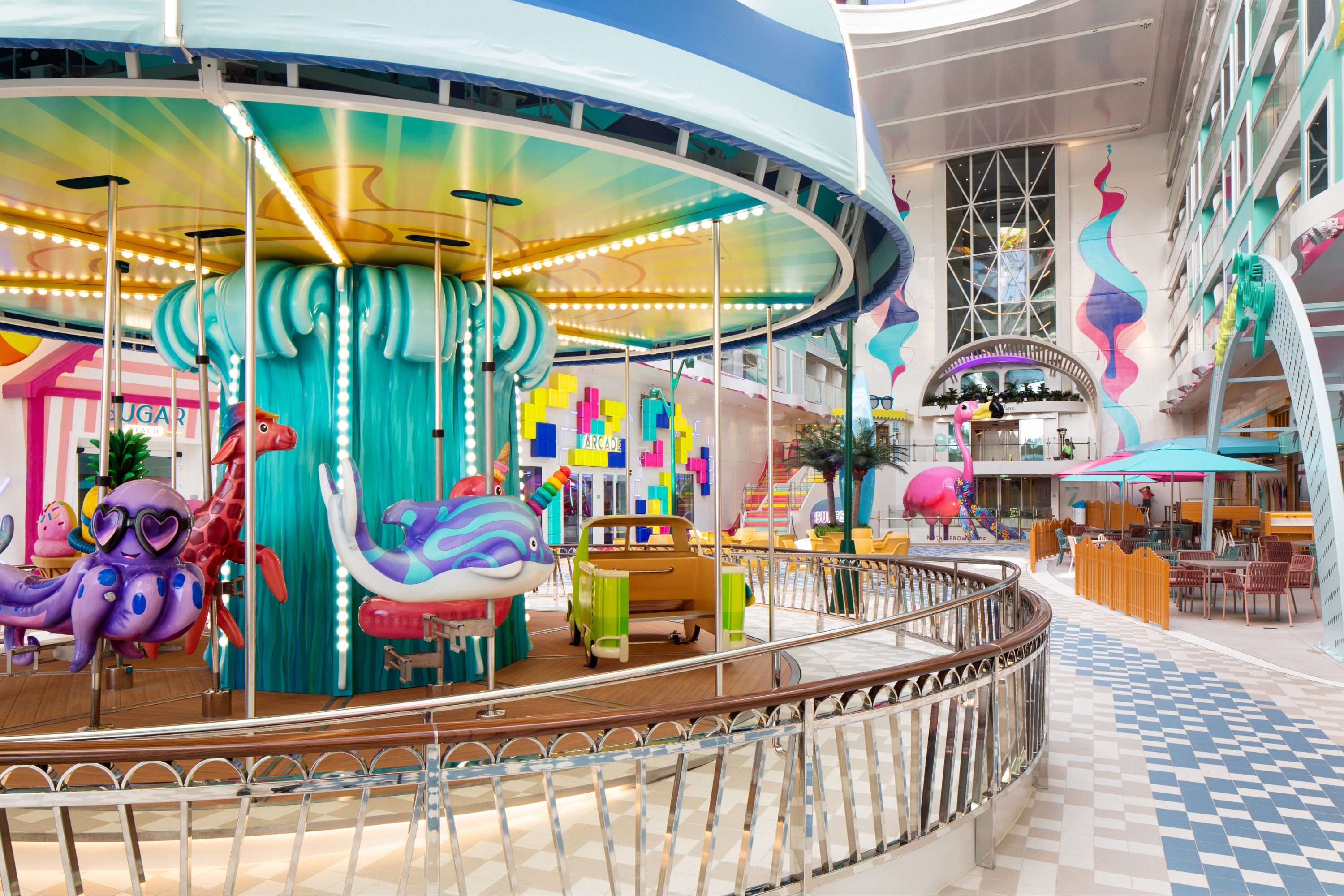 A Royal Caribbean possui diversas atrações para as crianças.