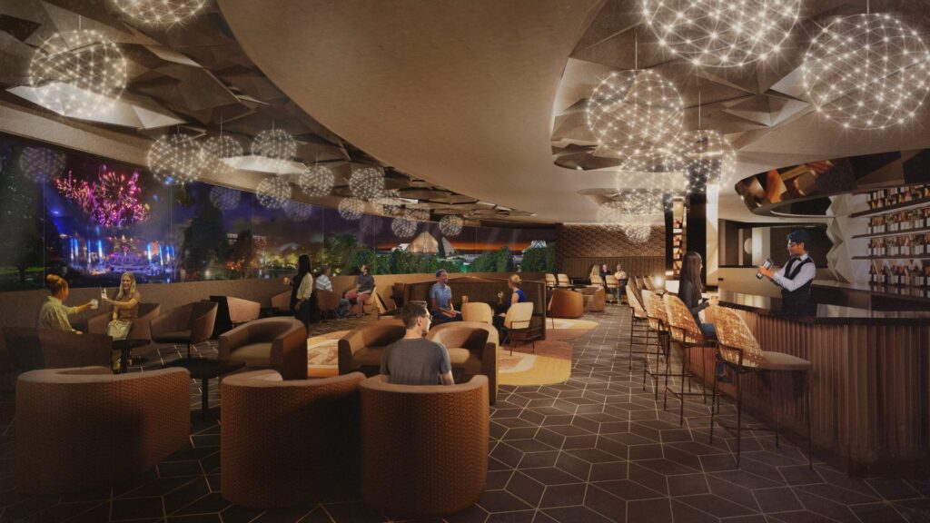 O GEO-82 é um novo lounge que será aberto no EPCOT - somente para adultos.