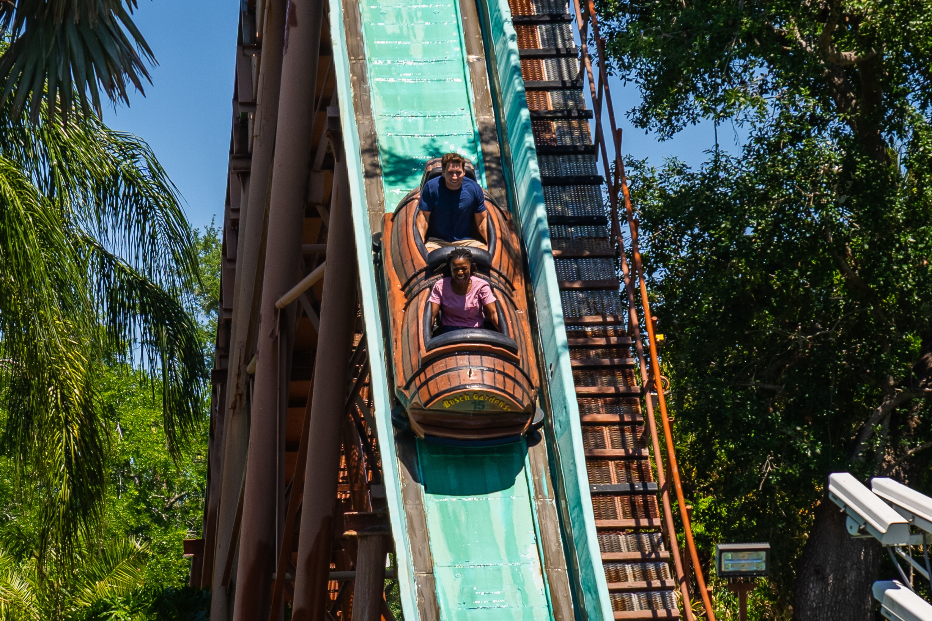 O Stanley Falls Flume oferece uma pausa refrescante para o calor da Flórida.