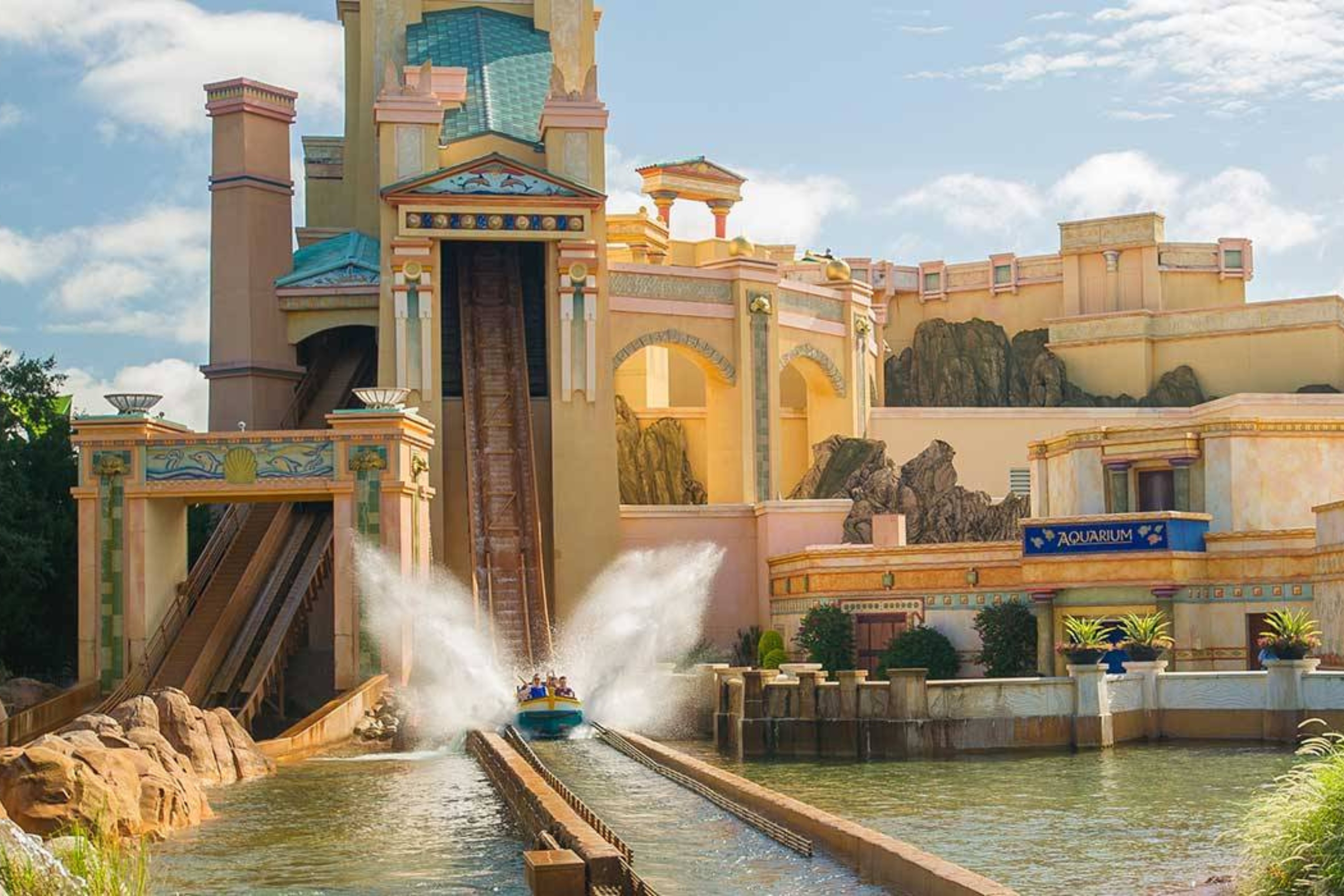 Journey to Atlantis no SeaWorld Orlando.
