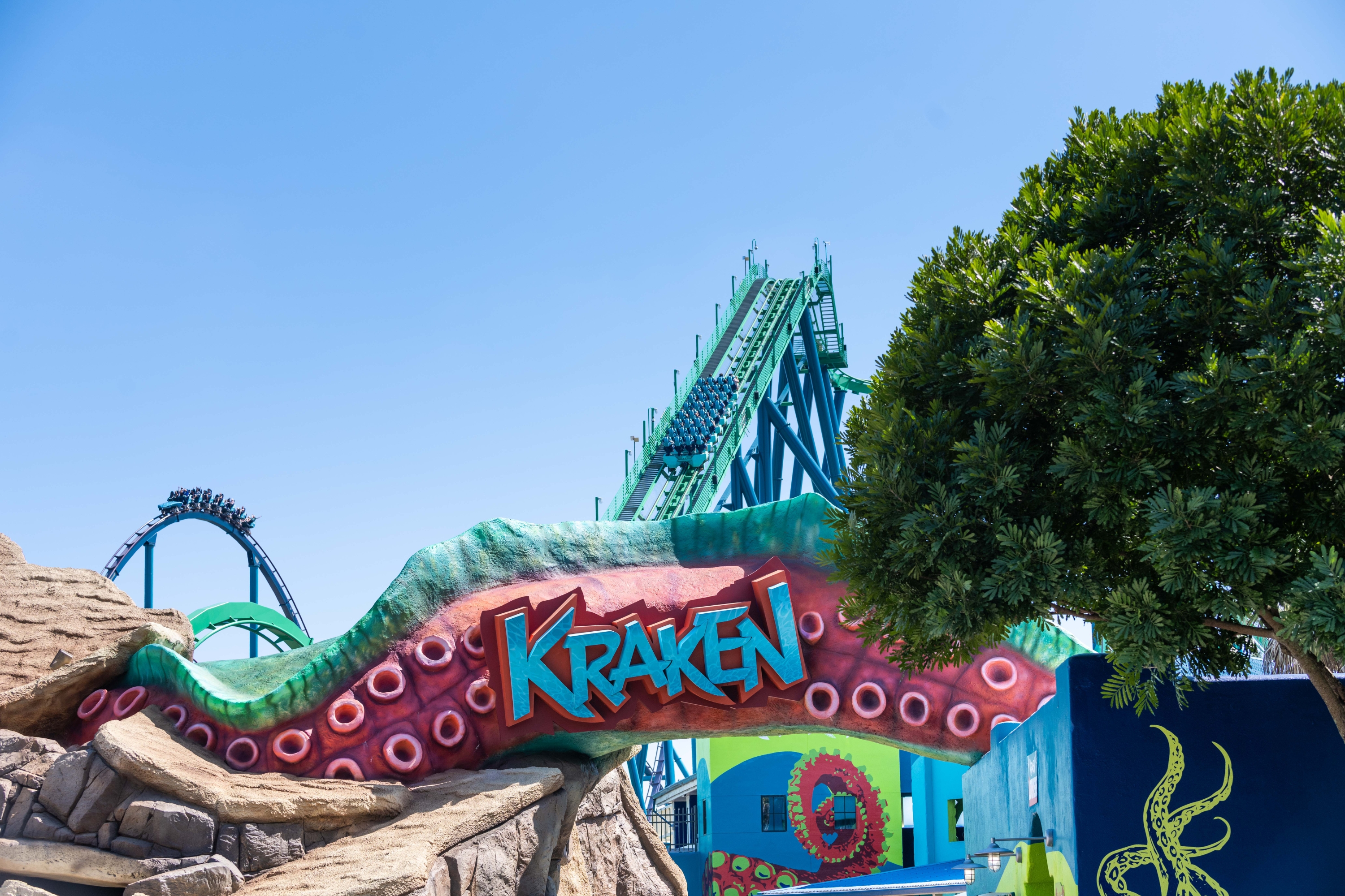 Kraken no SeaWorld Orlando.