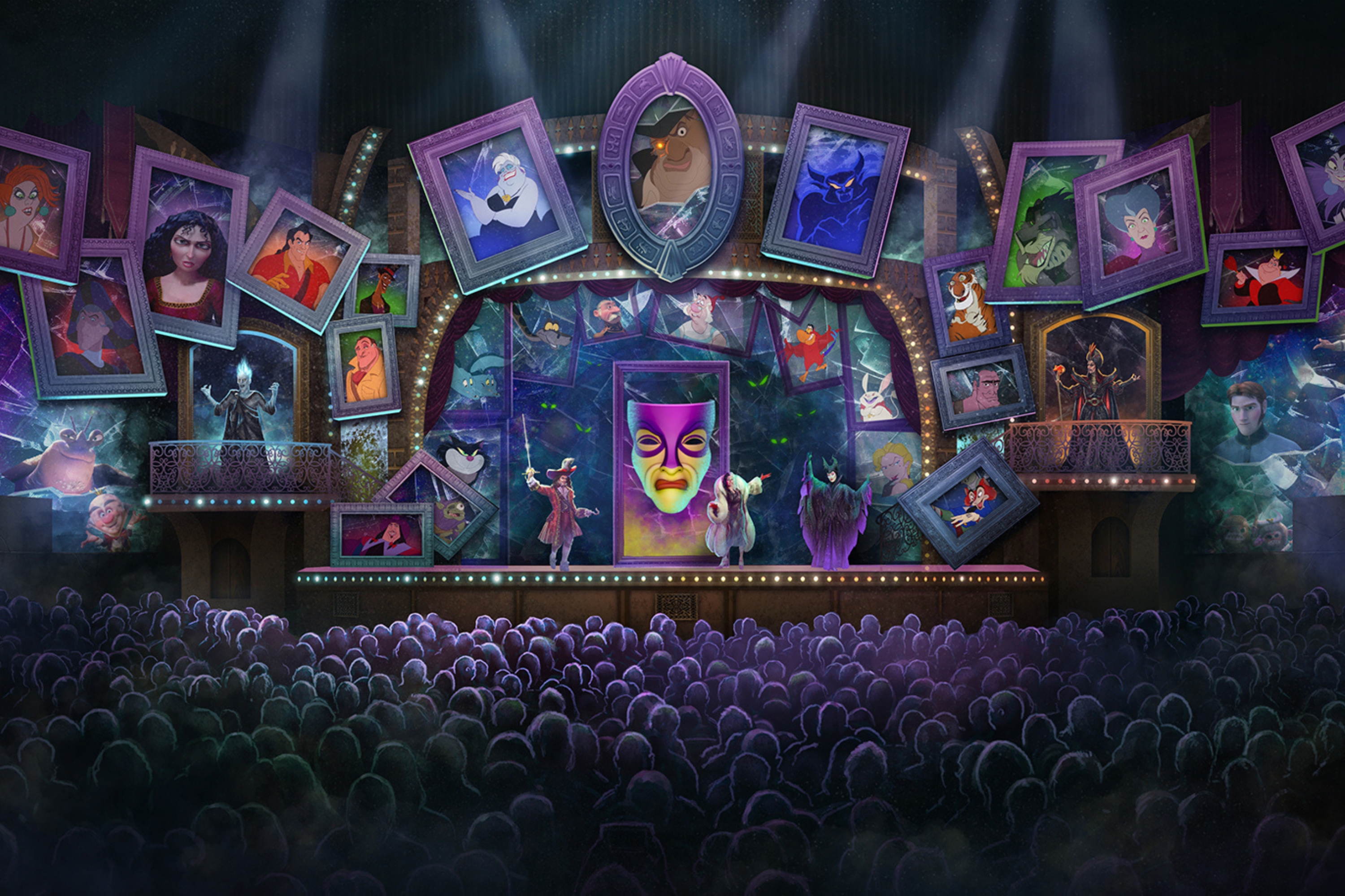 Os shows Disney Villains: Unfairly Ever After e The Little Mermaid – A Musical Adventure serão apresentados durante o Jollywood Nights.