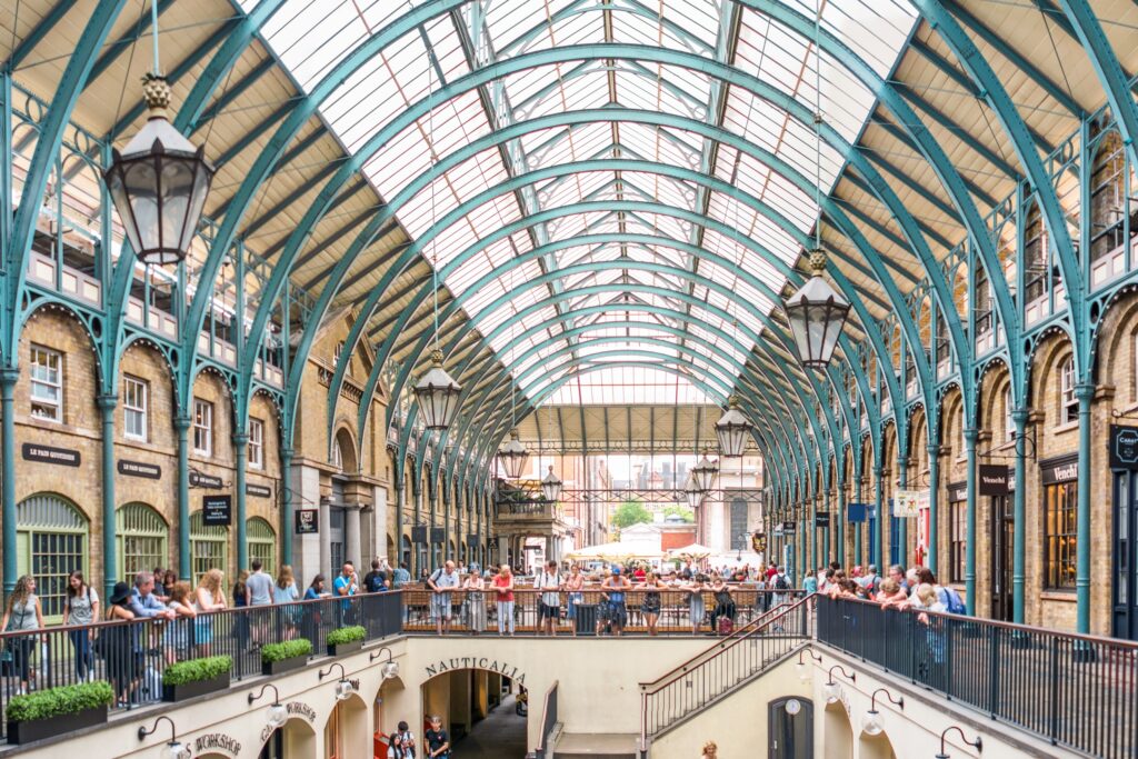 Covent Garden é uma das regiões para se hospedar em Londres.
