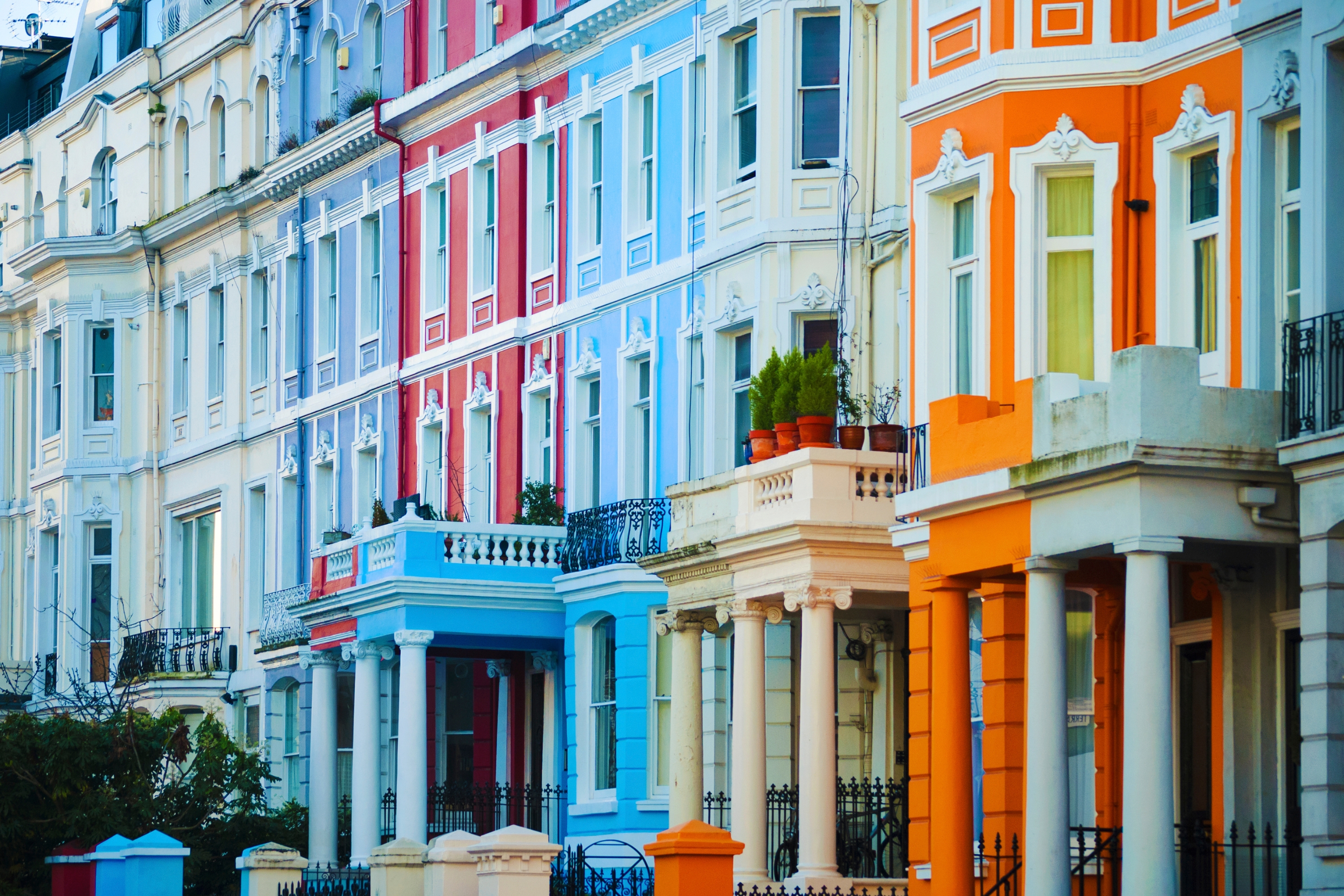 Notting Hill é uma das regiões para se hospedar em Londres.