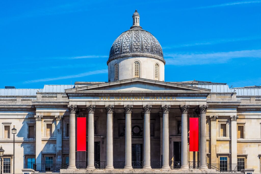 A National Gallery é um dos passeios clássicos em Londres.