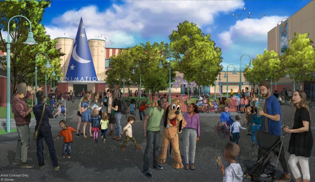 Em 2026, a Animation Courtyard se tornará The Walt Disney Studios e abrigará a nova atração The Magic of Disney Animation.