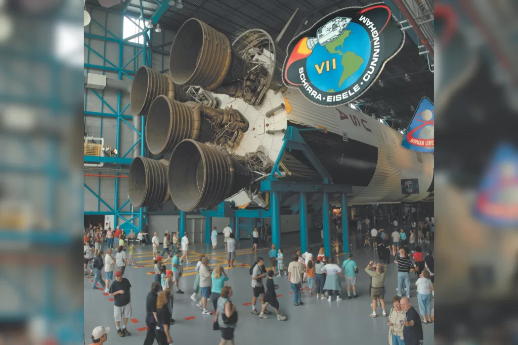 No Kennedy Space Center Visitor Complex, nada é montado, tudo é de verdade.