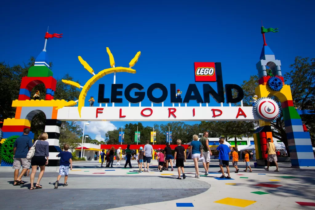 O LEGOLAND Florida fica em Winter Haven e é um destino popular para famílias.