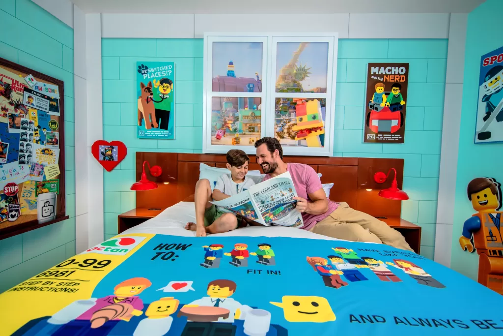 Os hotéis do complexo do LEGOLAND Florida levam a diversão do parque para dentro da hospedagem!