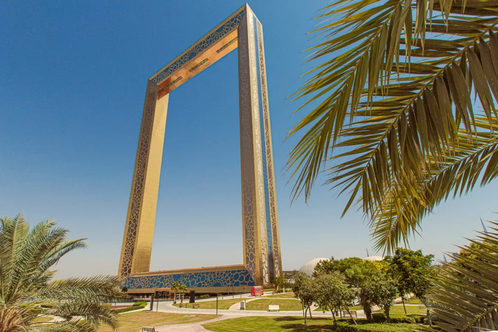 The Dubai Frame, em Dubai.