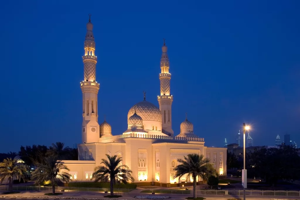 A Mesquita Jumeirah, em Dubai.