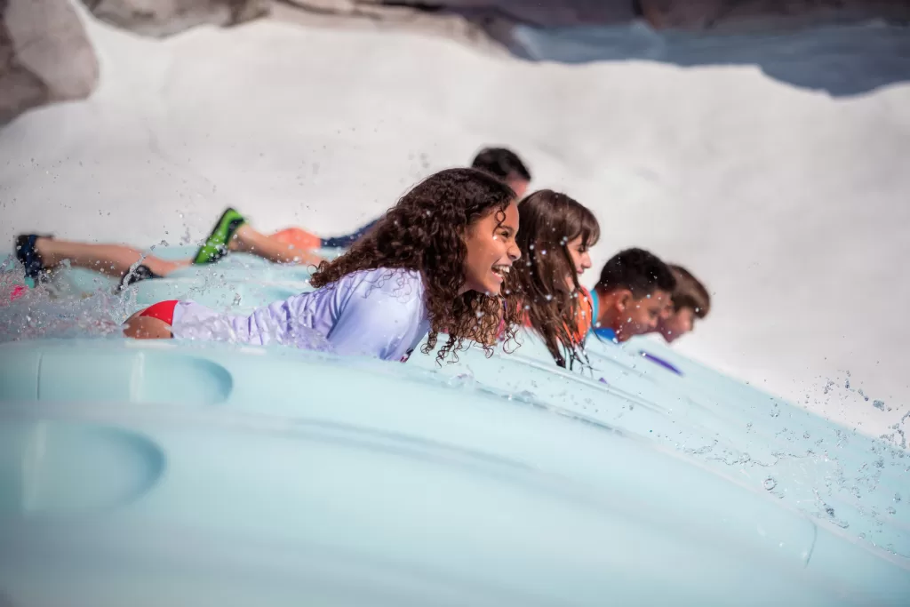 O Purple Slopes é uma das áreas temáticas do Blizzard Beach.