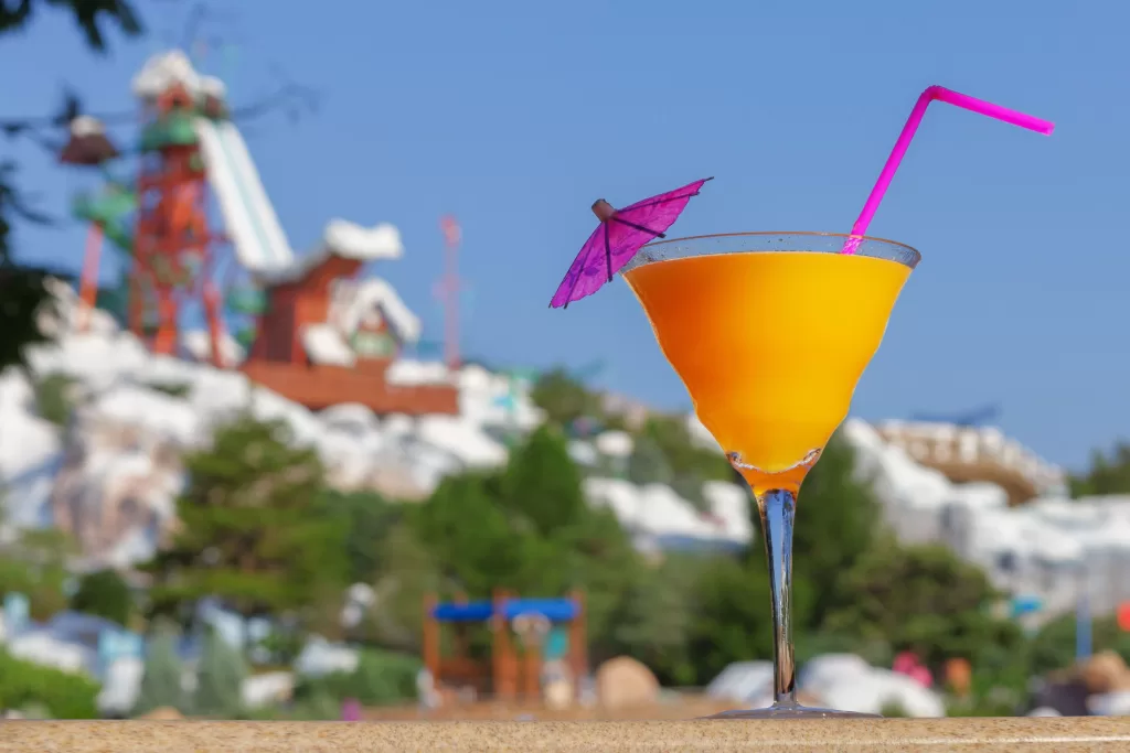 O Blizzard Beach oferece diversas opções de restaurantes para matar aquela fome.
