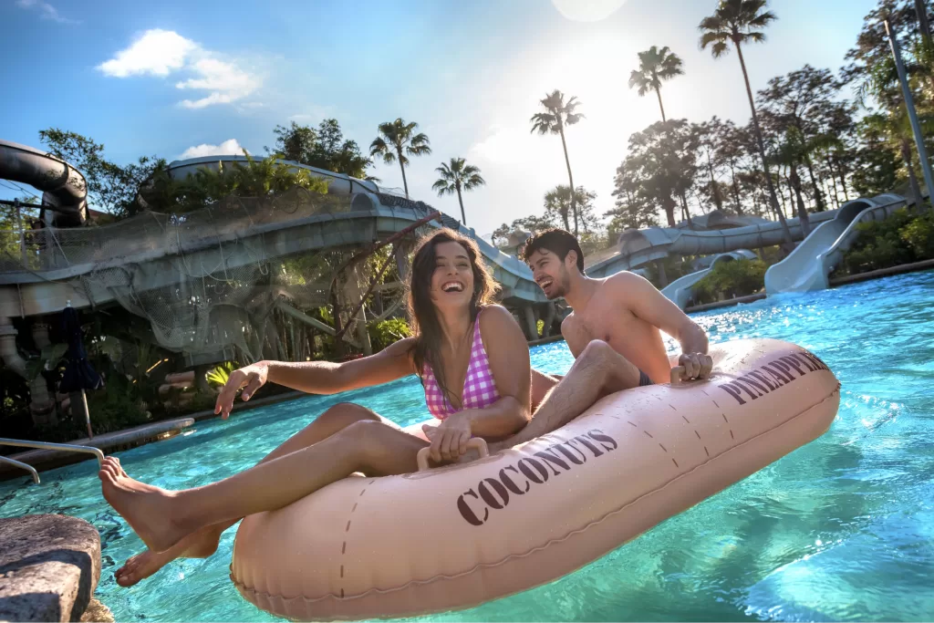 O Crush 'n' Gusher é uma espécie de montanha-russa aquática do Typhoon Lagoon.