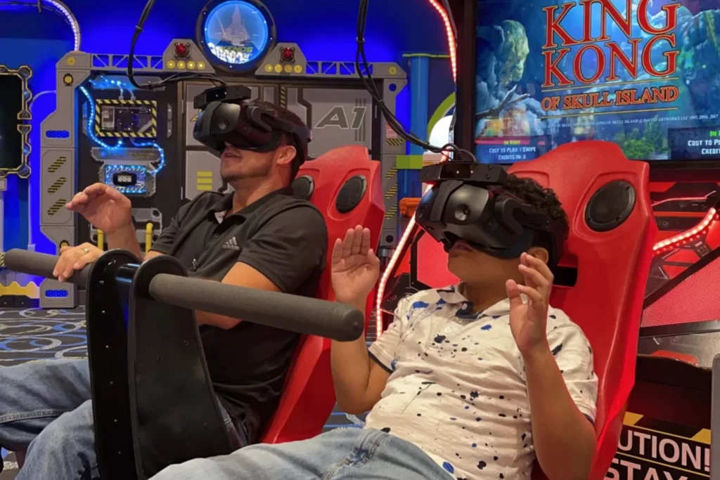 O ICON Park tem um arcade divertido para a família toda brincar junta.