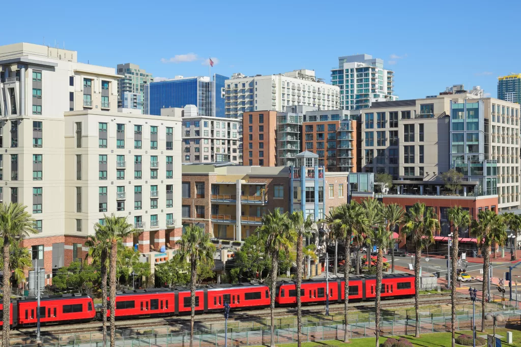 Gaslamp Quarter: bairro central e próximo de muitas atrações em San Diego.