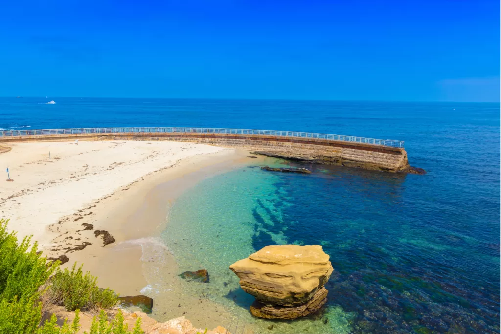 La Jolla é o bairro mais procurado e badalado de San Diego.