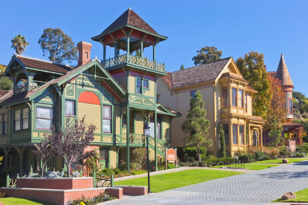 Old Town, em San Diego, preserva a arquitetura histórica dos tempos coloniais.