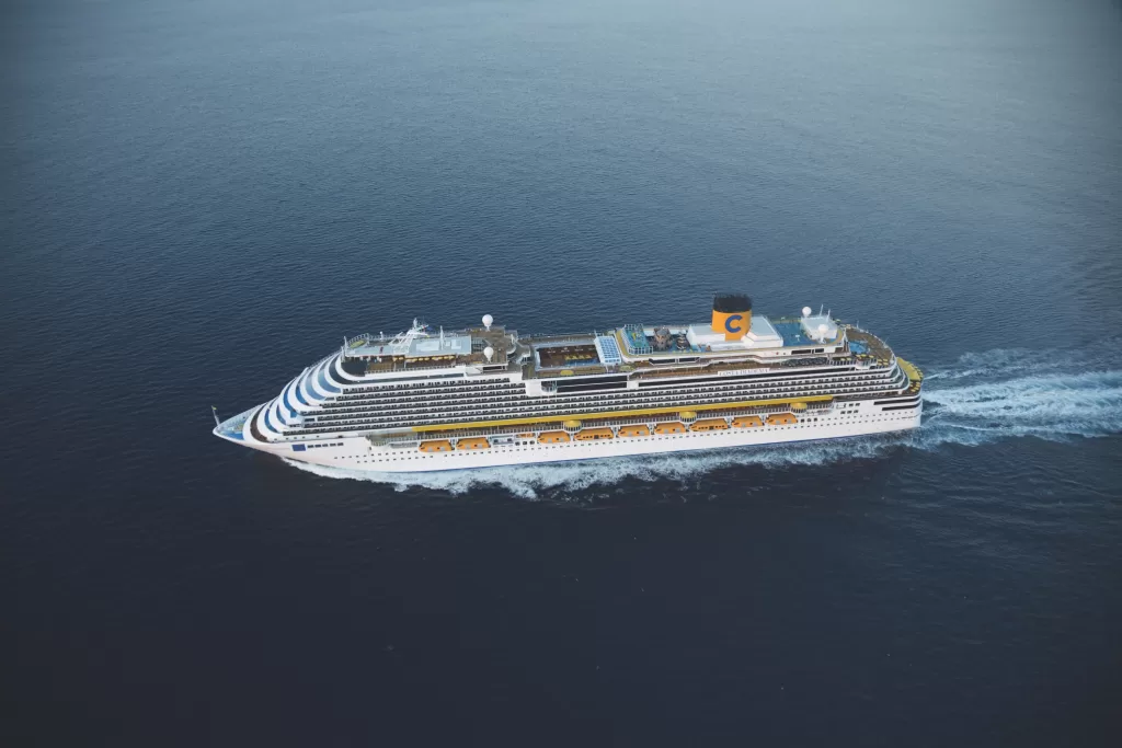 O navio Costa Diadema faz parte da temporada de cruzeiros 2025/2026.