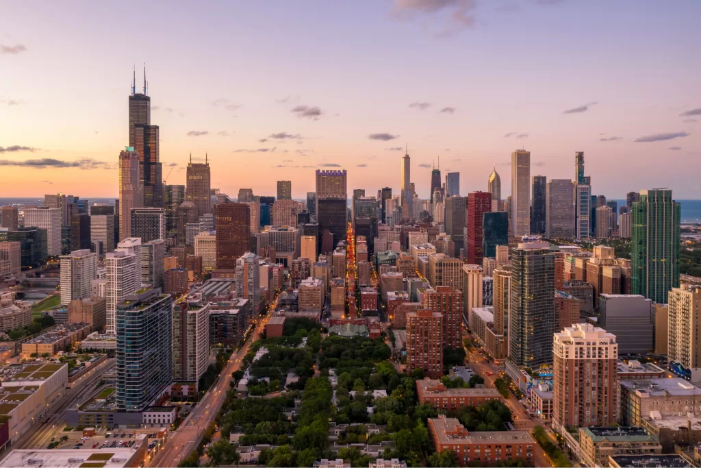 No South Loop, você encontra bons hotéis e fica perto de algumas atrações bem legais de Chicago.