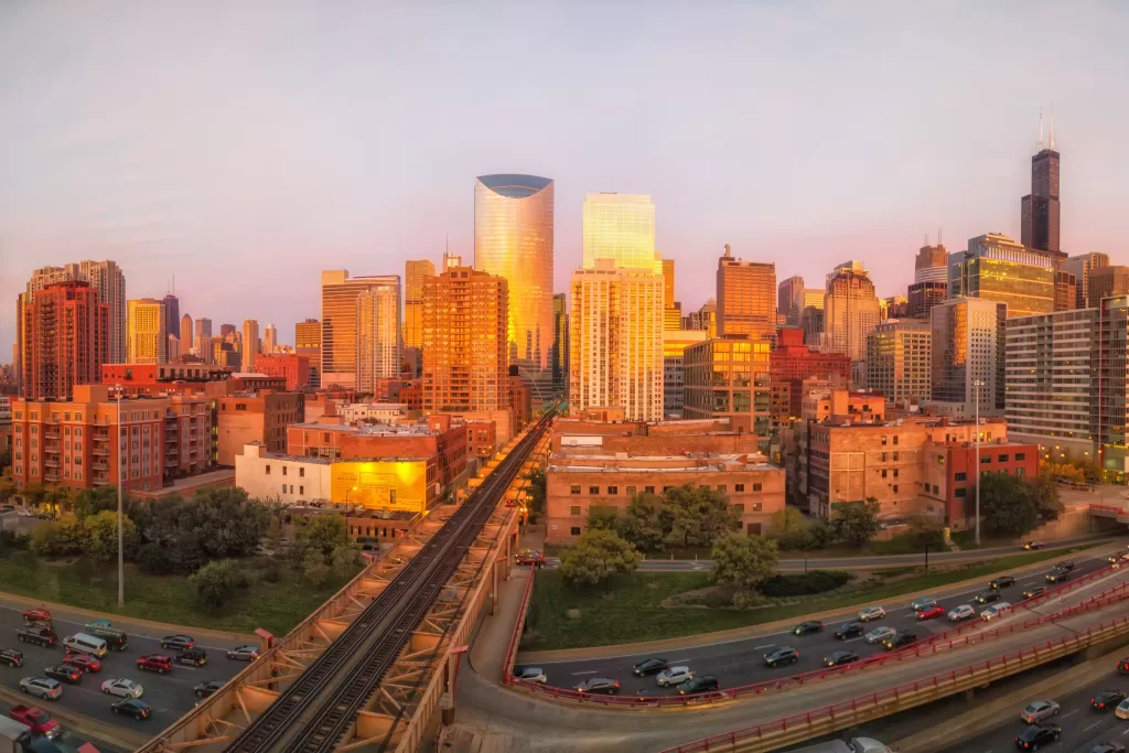 O West Loop é um bairro com restaurantes premiados e hotéis cheios de personalidade.