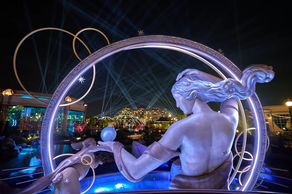 O Epic Universe terá decorações natalinas no Celestial Park e no mundo de Harry Potter.