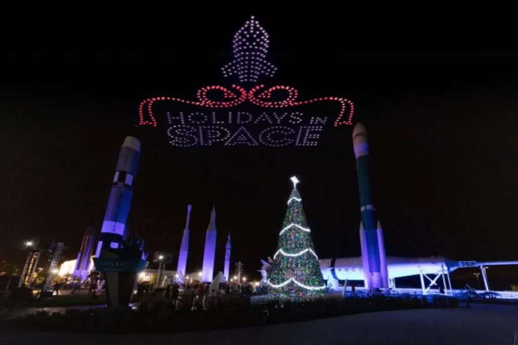 Não perca o Holidays in Space, o evento de Natal do Kennedy Space Center Visitor Complex.