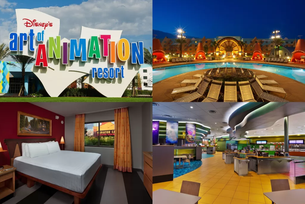 O Art of Animation é um hotel fofo e com bom custo-benefício dentro do complexo Disney.