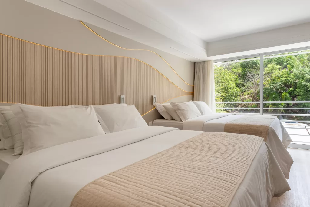 O Hotel Turismo fica pertinho do Hot Park e do Parque das Fontes.