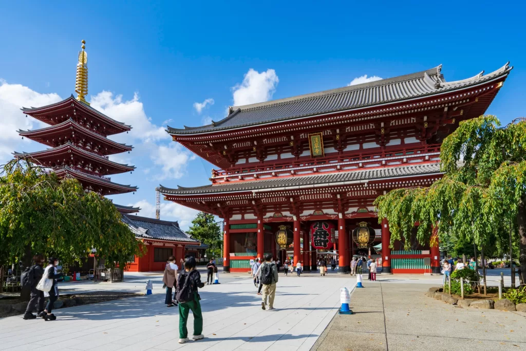 Asakusa é perfeita para quem deseja ficar em uma área com clima mais tradicional. 
