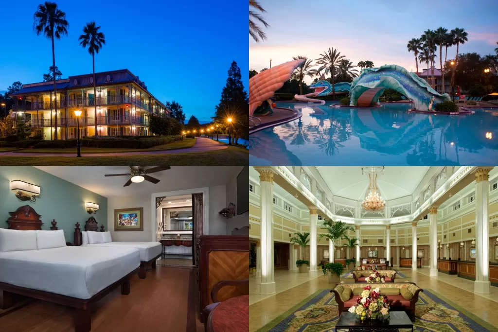 Saiba o que oferece o Disney's Port Orleans Resort - French Quarter com a VMZ Viagens.