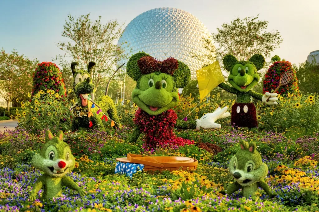 O International Flower & Garden Festival promete encantar e toda a família e colorir o parque durante a primavera.