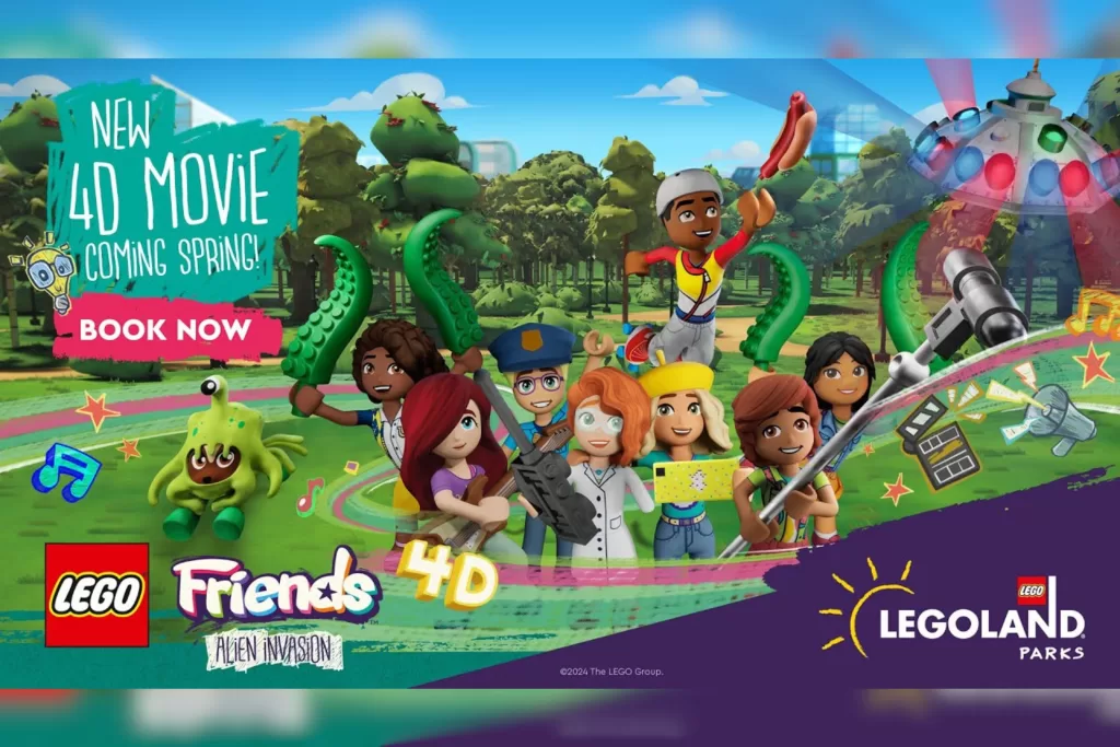 LEGO® Friends 4D: Alien Invasion no LEGOLAND Florida.