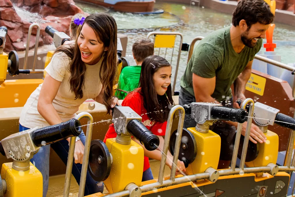 THE LEGO MOVIE World é a área mais tecnológica, baseada nos filmes. 