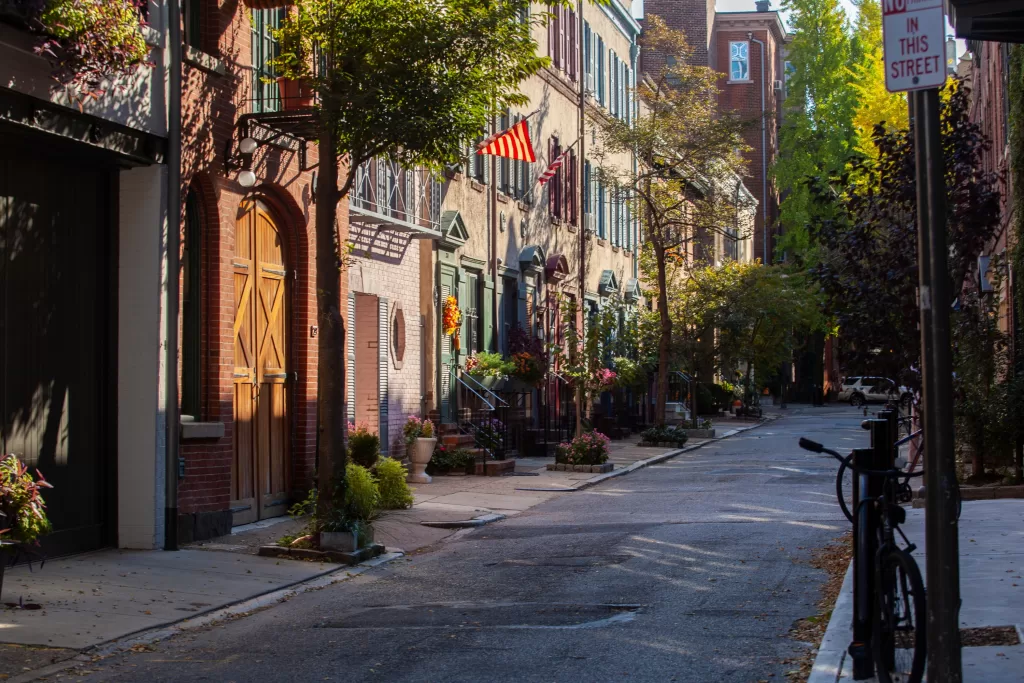 A área de Rittenhouse Square é considerada a mais elegante da Filadélfia.